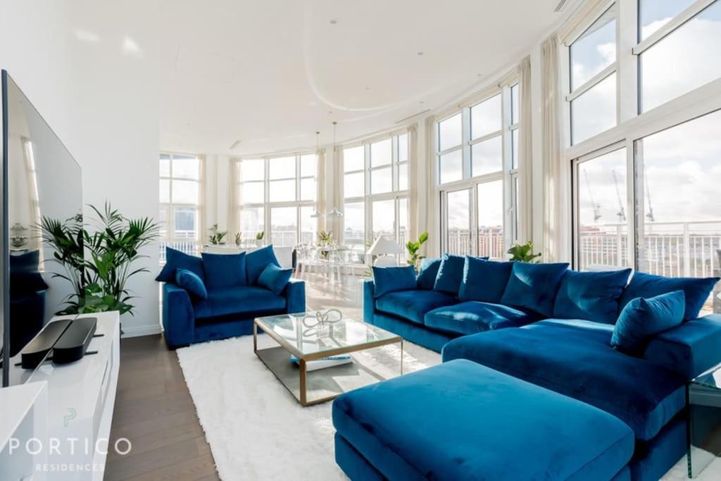 Portico Residences - Stunning Penthouse With River Views In Battersea Apartment *